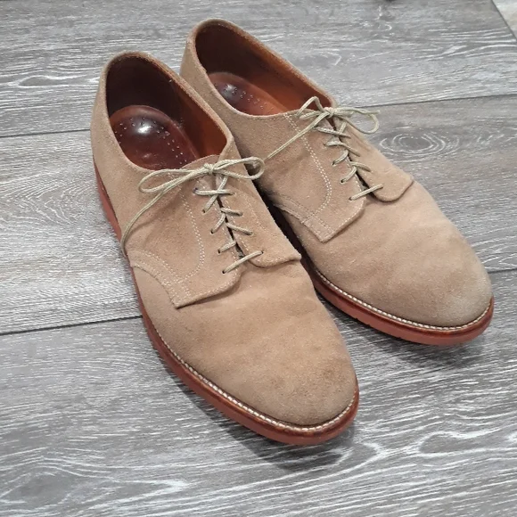 LL Bean Mens 7 Medium East Point Dress Oxfords 282578 Brown Suede Leather NWT NICE LL Bean Men main image 3
